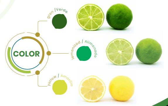 Color limón mexicano